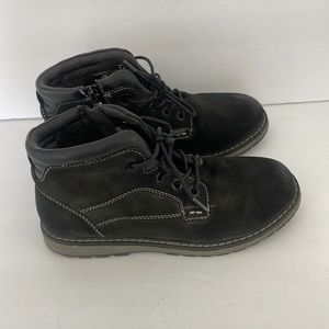 Freeman Boys Austin Ankle Boots Black Size 13.5M